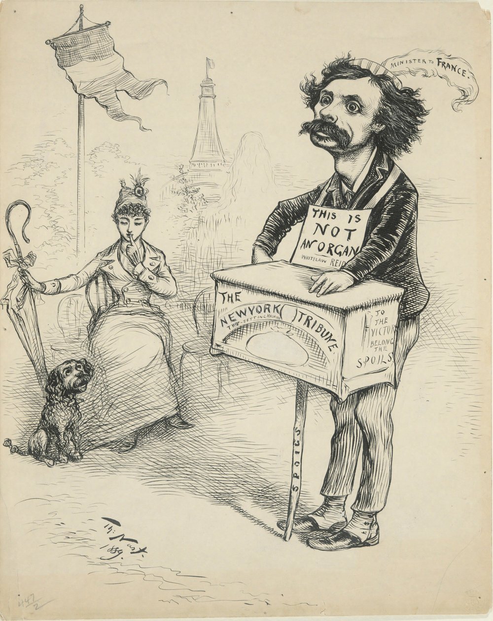 Do zwycięzców należą do łupów autorstwa Thomas Nast