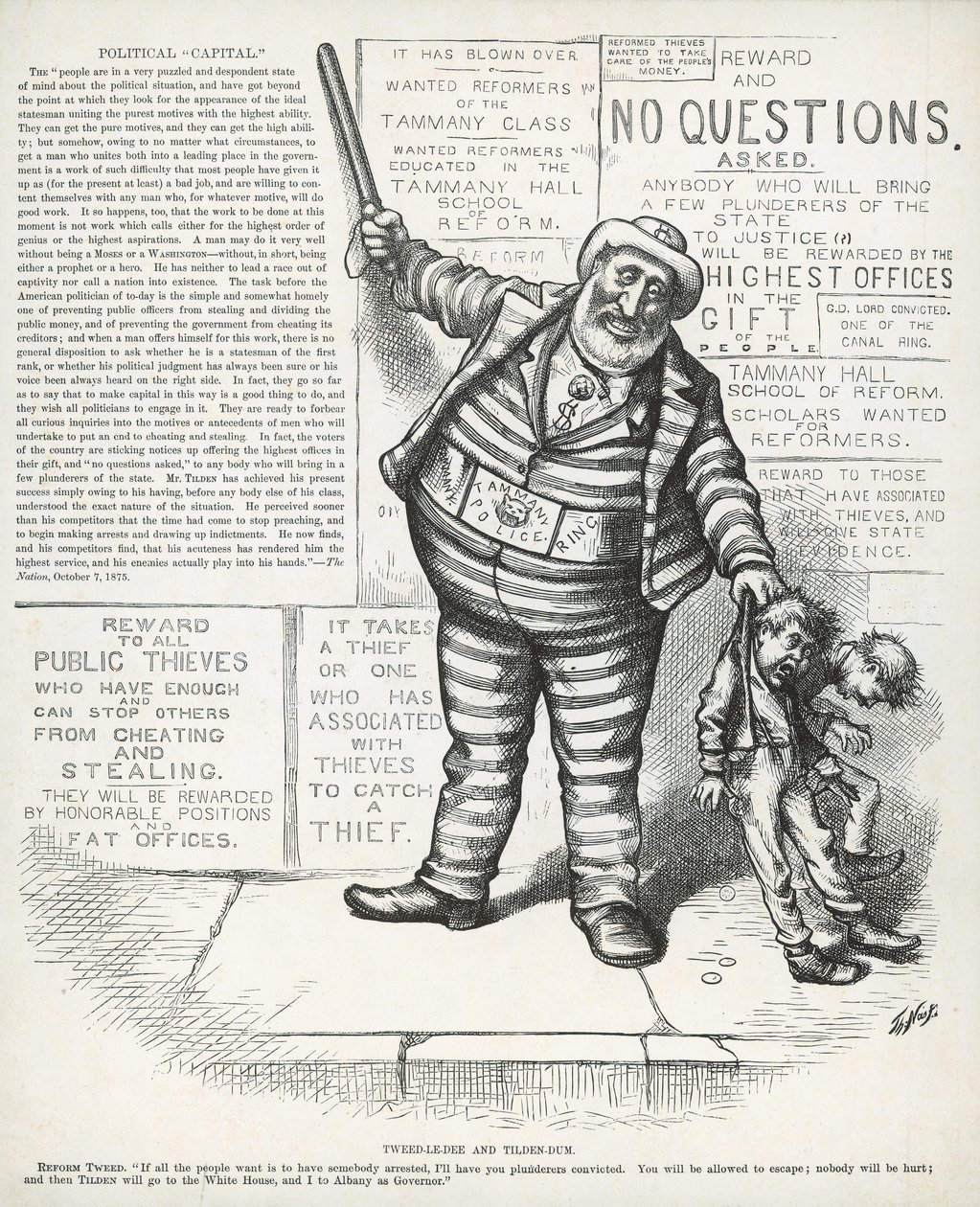 Tweed-le-dee i Tilden-dum z „Harper