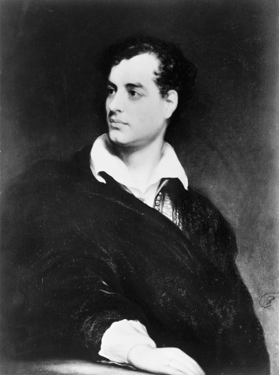 Lord Byron, angielski poeta romantyczny, 1814 autorstwa Thomas Phillips