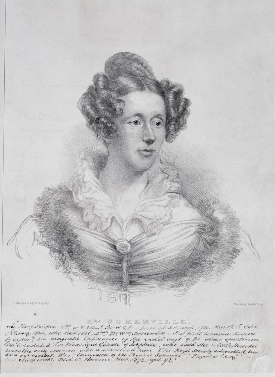 Mary Fairfax Greig Somerville (1780-1872) autorstwa Thomas Phillips