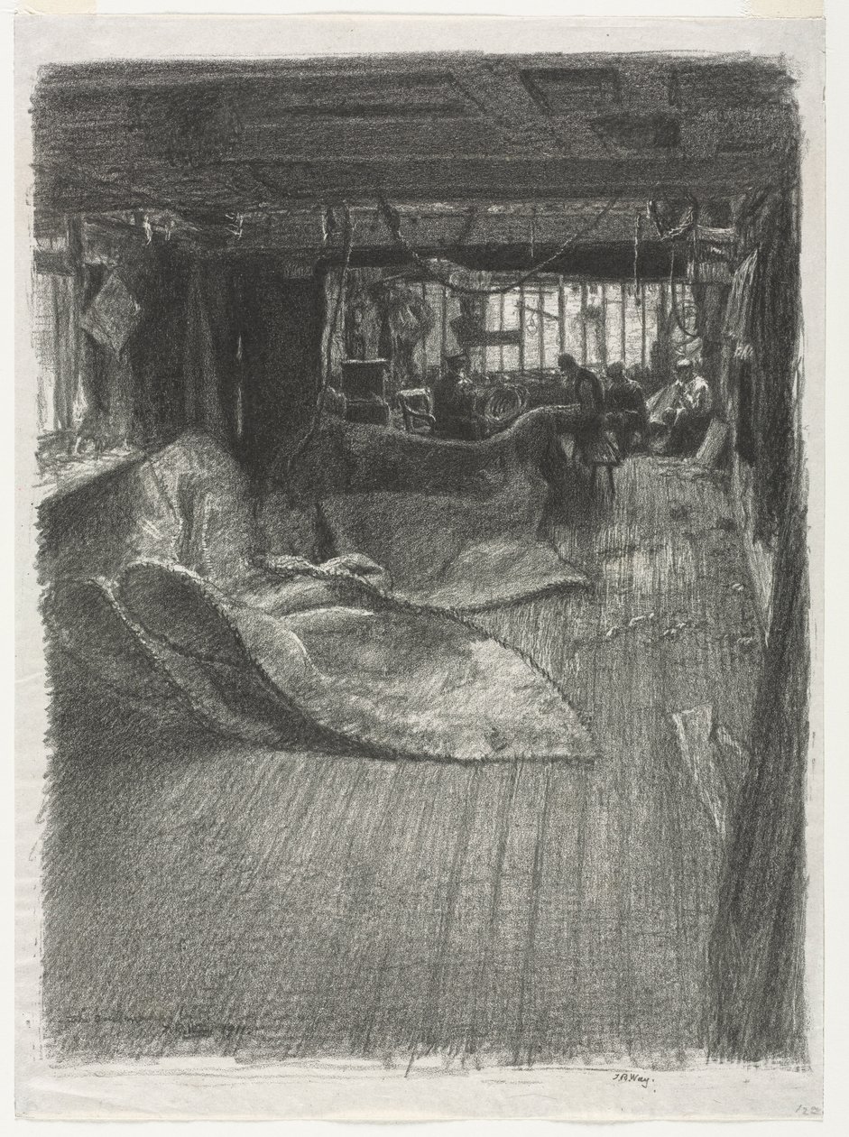 Loft żeglarzy, 1911. autorstwa Thomas Robert Way