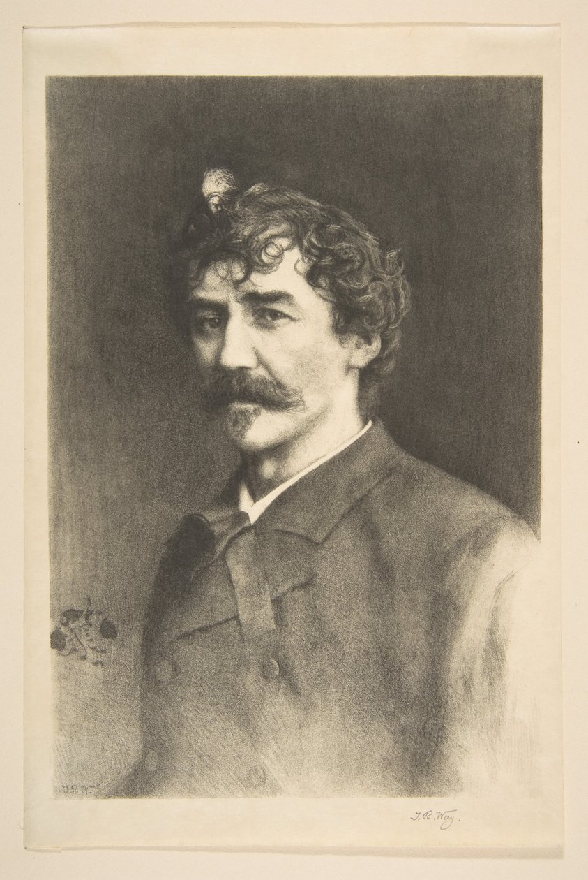 Whistler z białym zamkiem, bez daty. autorstwa Thomas Robert Way