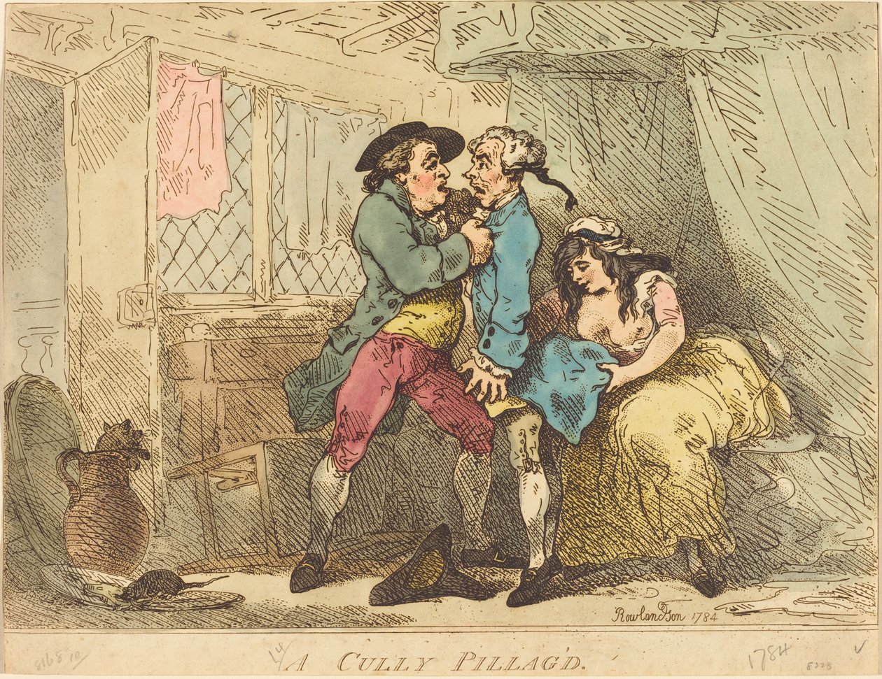 Cully splądrowany autorstwa Thomas Rowlandson