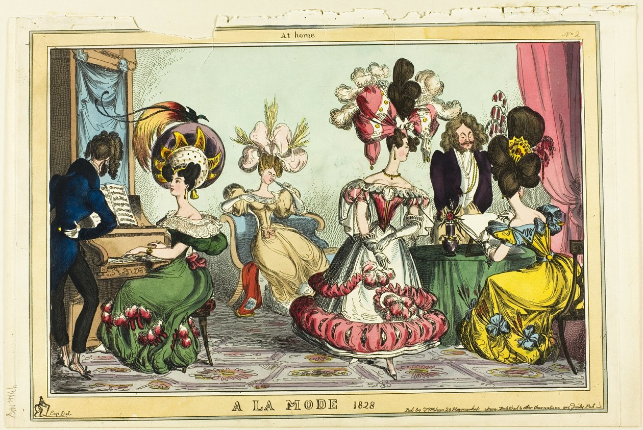 Modny autorstwa Thomas Rowlandson