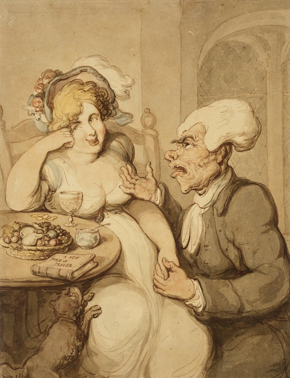 Nowa forma modlitwy, autorstwa Thomas Rowlandson