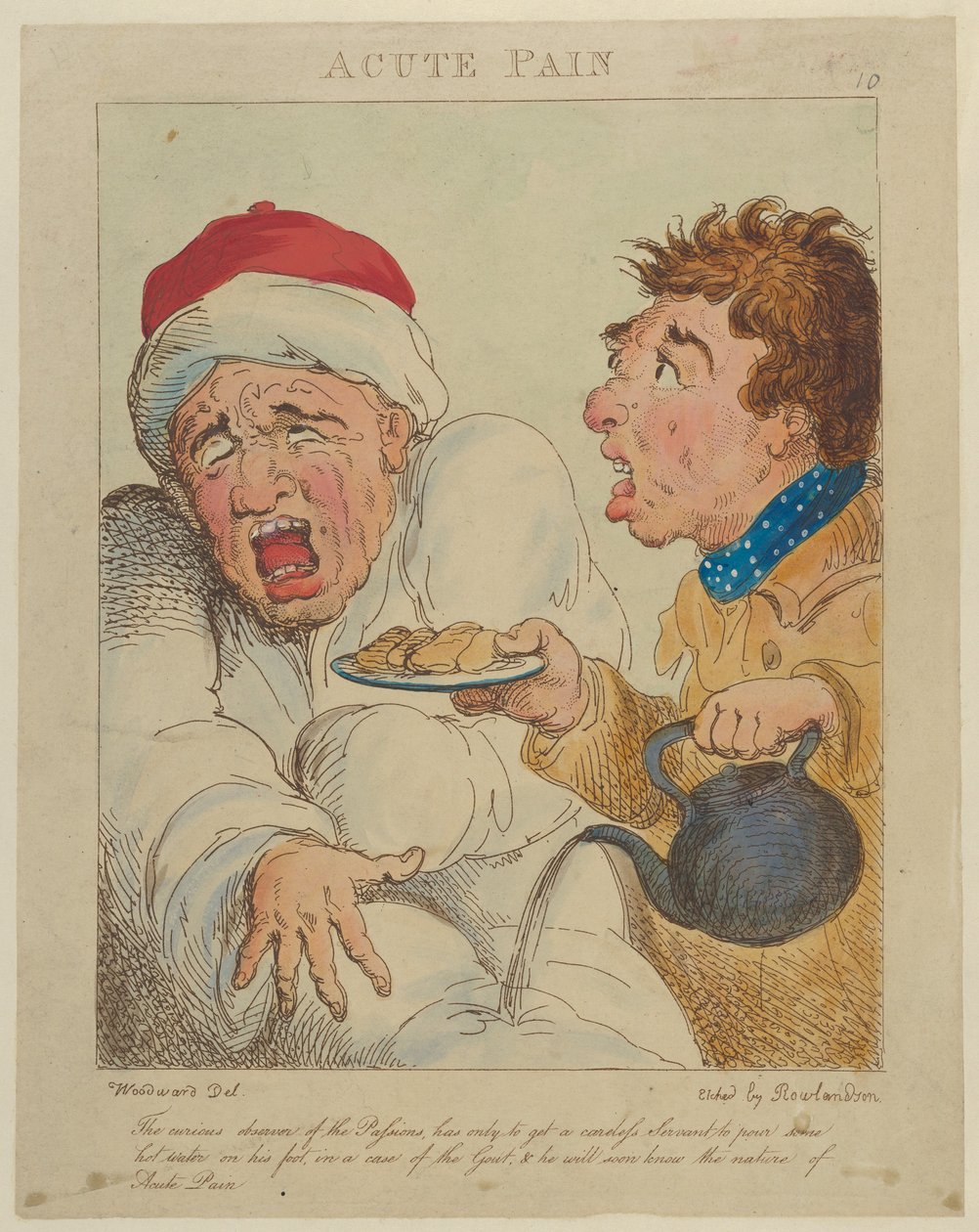 Ostry ból, 1800., 1800. autorstwa Thomas Rowlandson