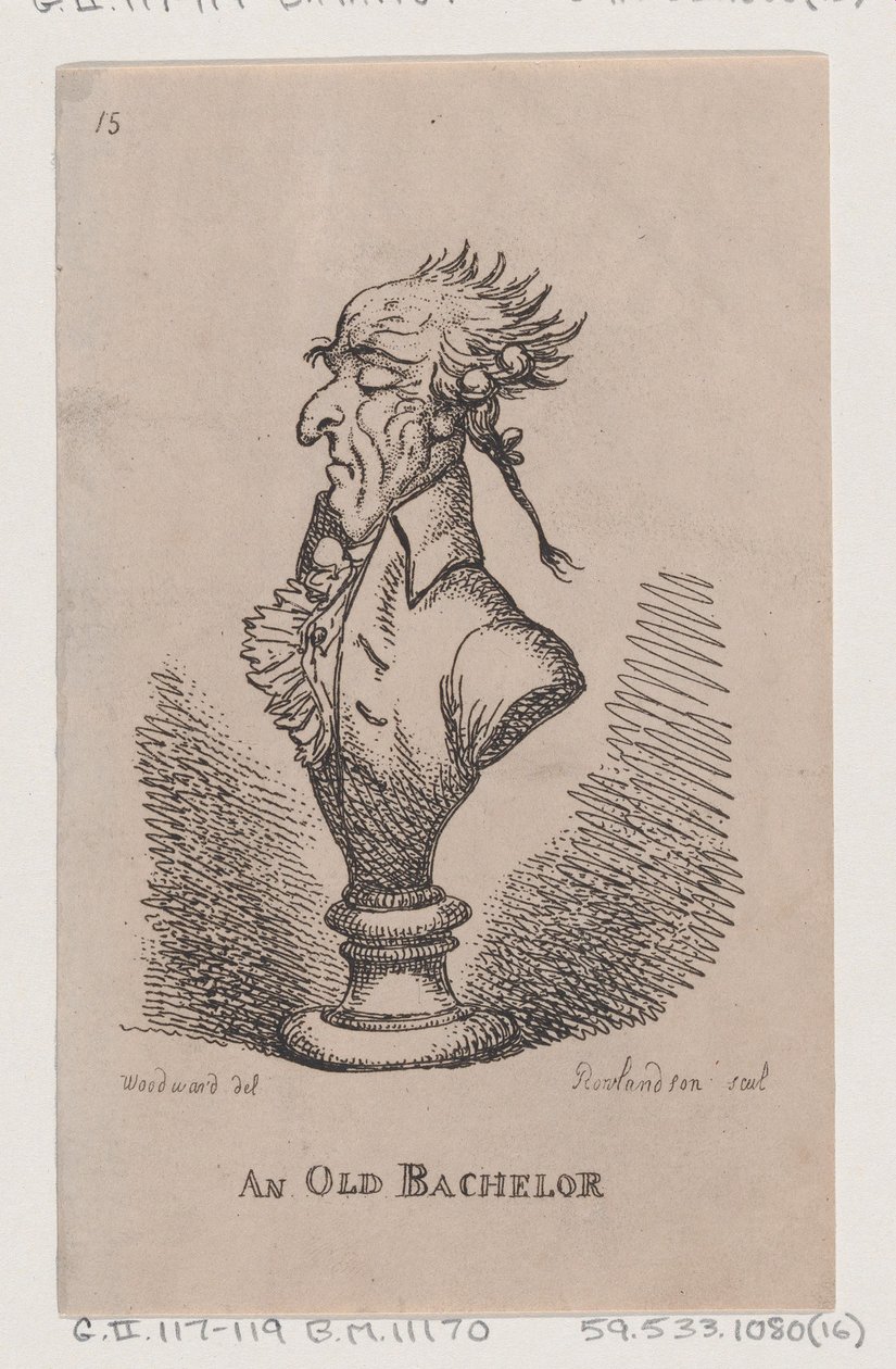 Stary kawaler, 1808., 1808. autorstwa Thomas Rowlandson