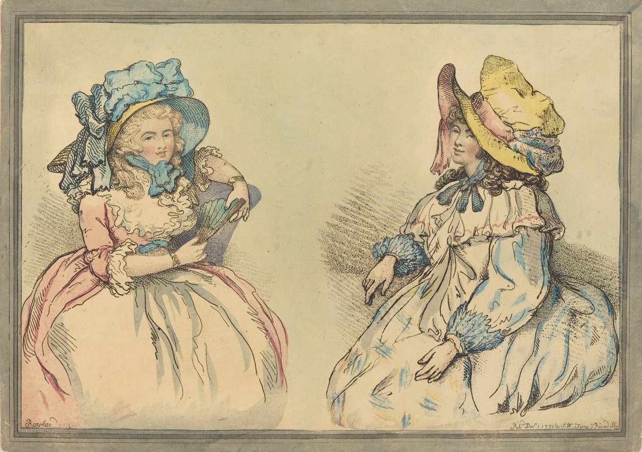 Piękna, opublikowana w 1792 r. autorstwa Thomas Rowlandson
