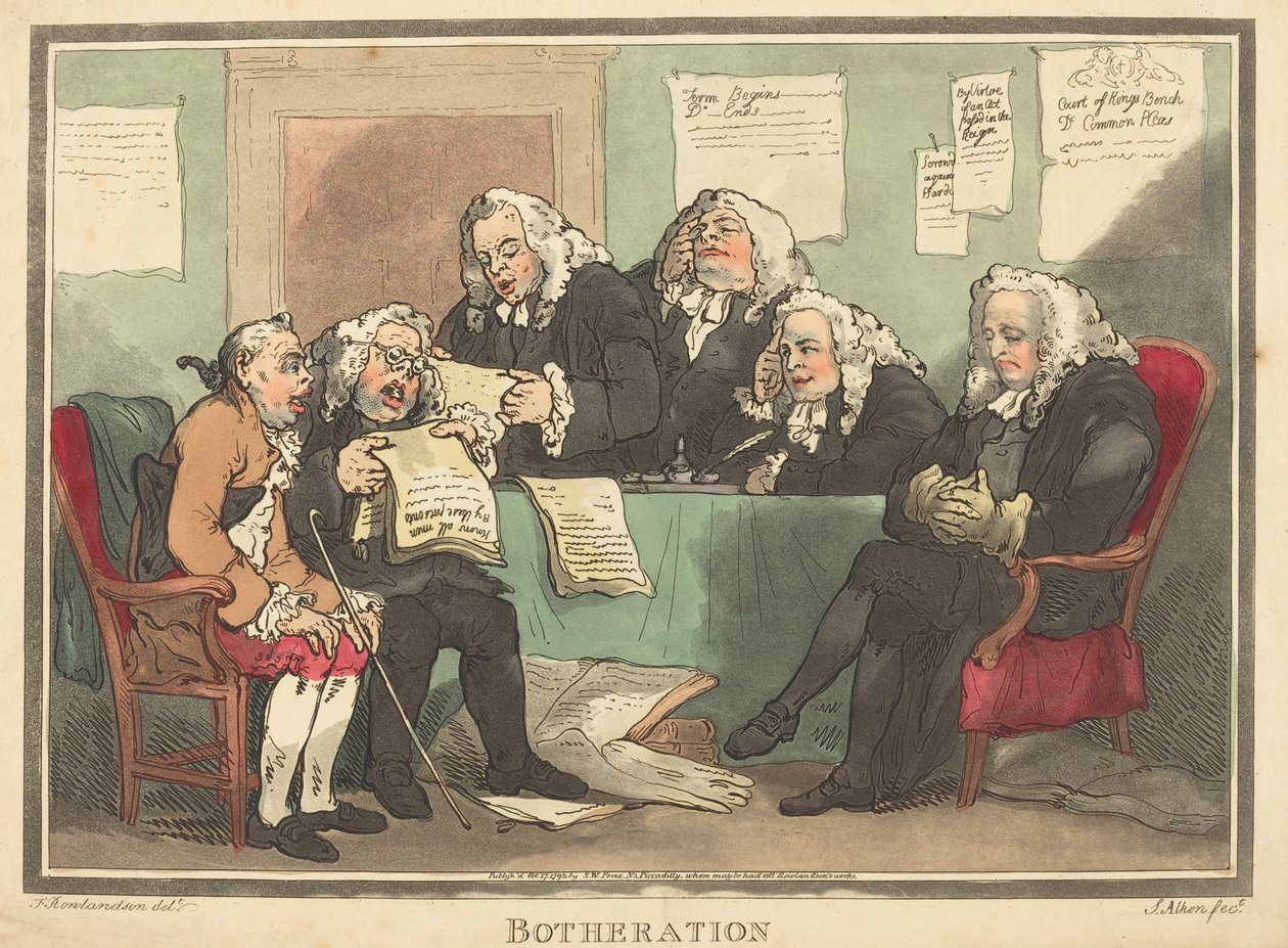 Kłopot autorstwa Thomas Rowlandson
