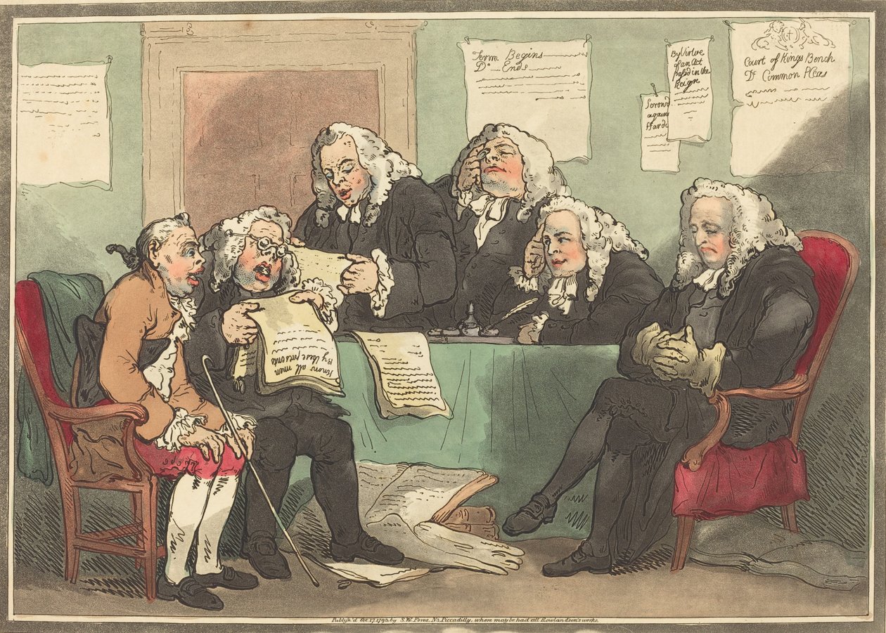 Zakłopotanie, 1793. autorstwa Thomas Rowlandson