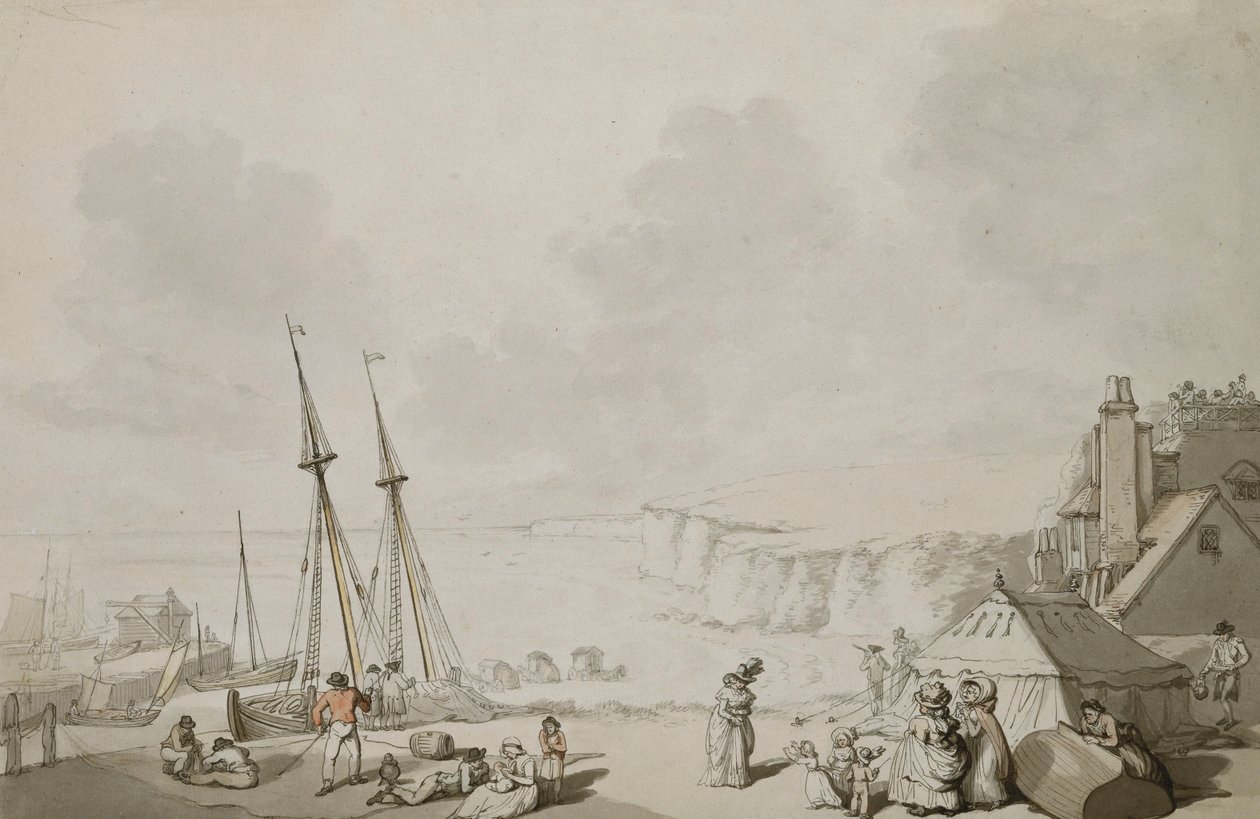 Schody autorstwa Thomas Rowlandson