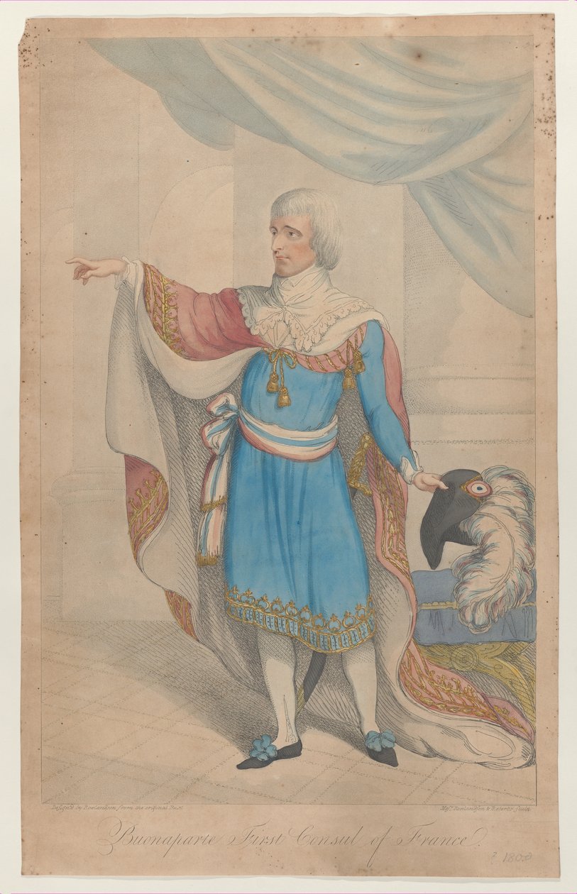 Buonaparte Pierwszy Konsul Francji, 1800-04., 1800-04. autorstwa Thomas Rowlandson