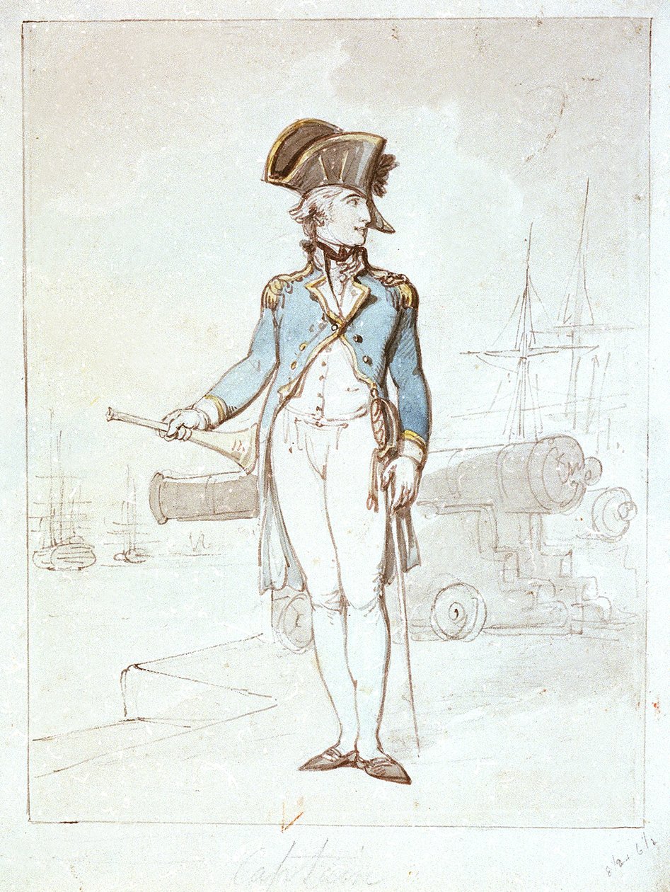 Kapitan autorstwa Thomas Rowlandson
