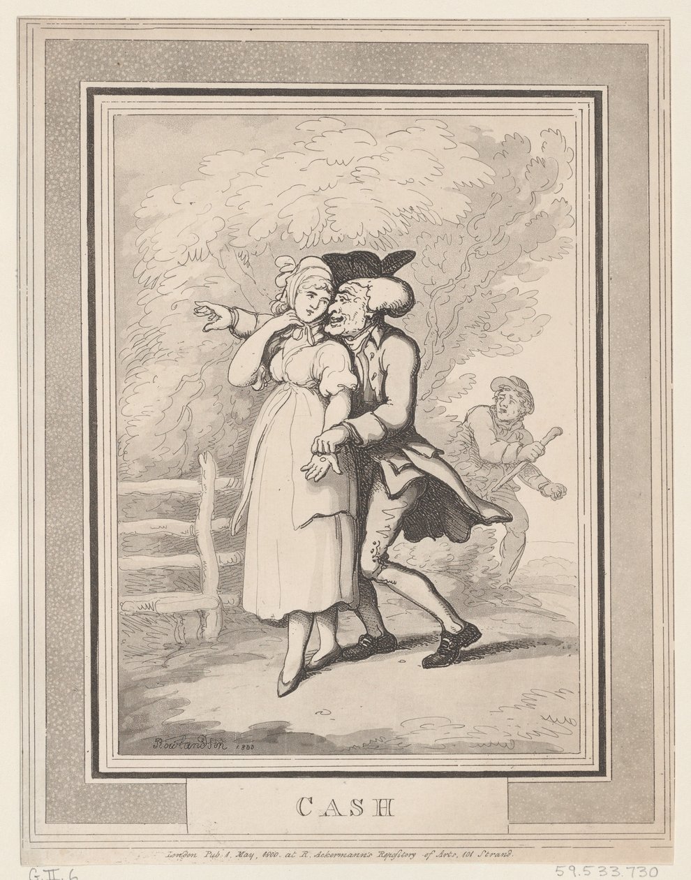 Gotówka, 1 maja 1800 r., 1 maja 1800 r. autorstwa Thomas Rowlandson