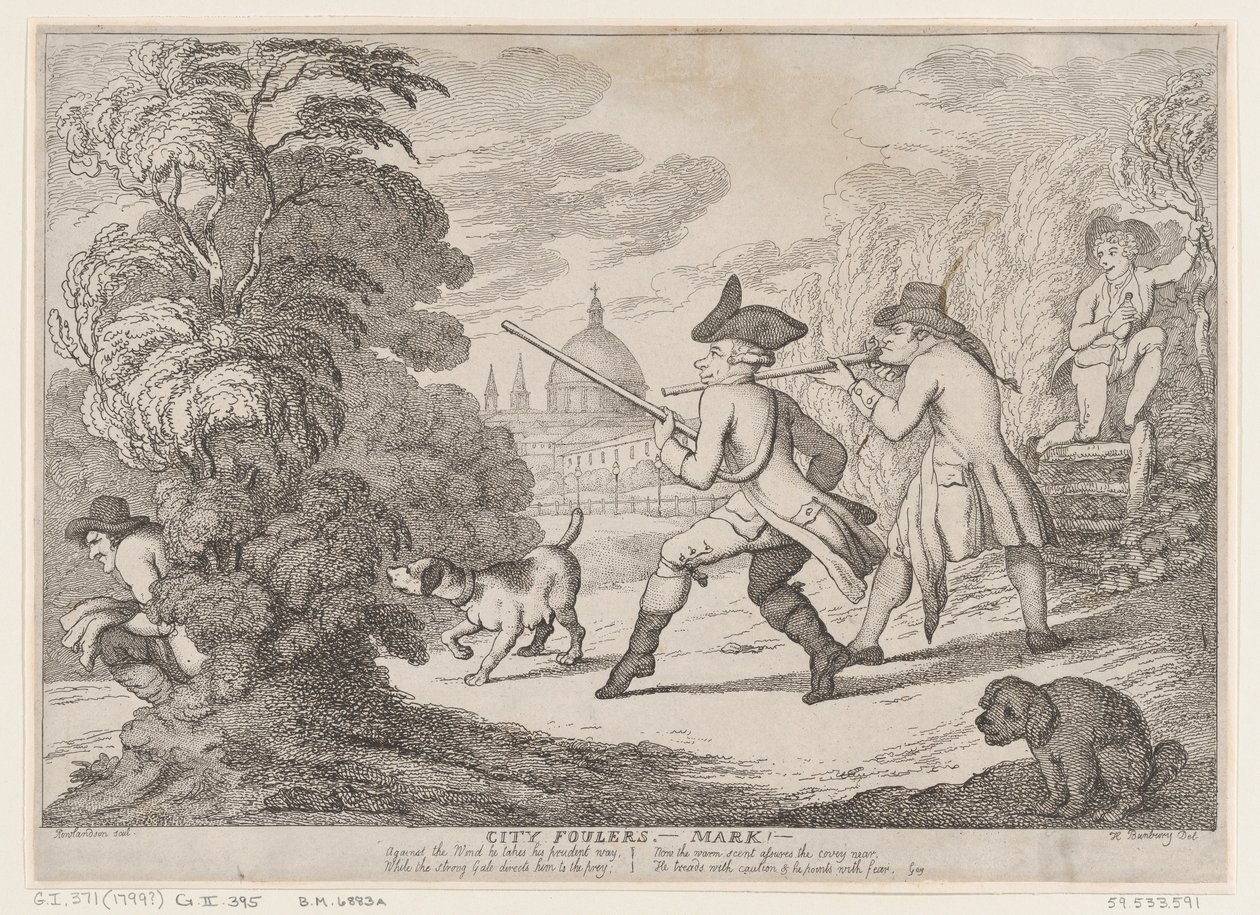 City Foulers-Mark!, 1799., 1799. autorstwa Thomas Rowlandson