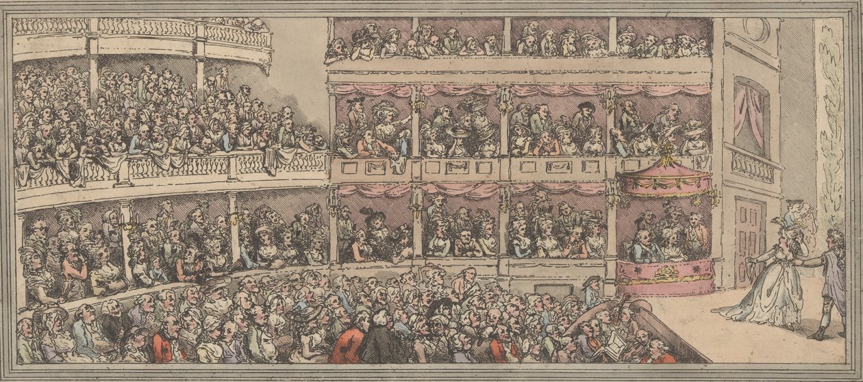 Teatr Covent Garden, 1792., 1792. autorstwa Thomas Rowlandson
