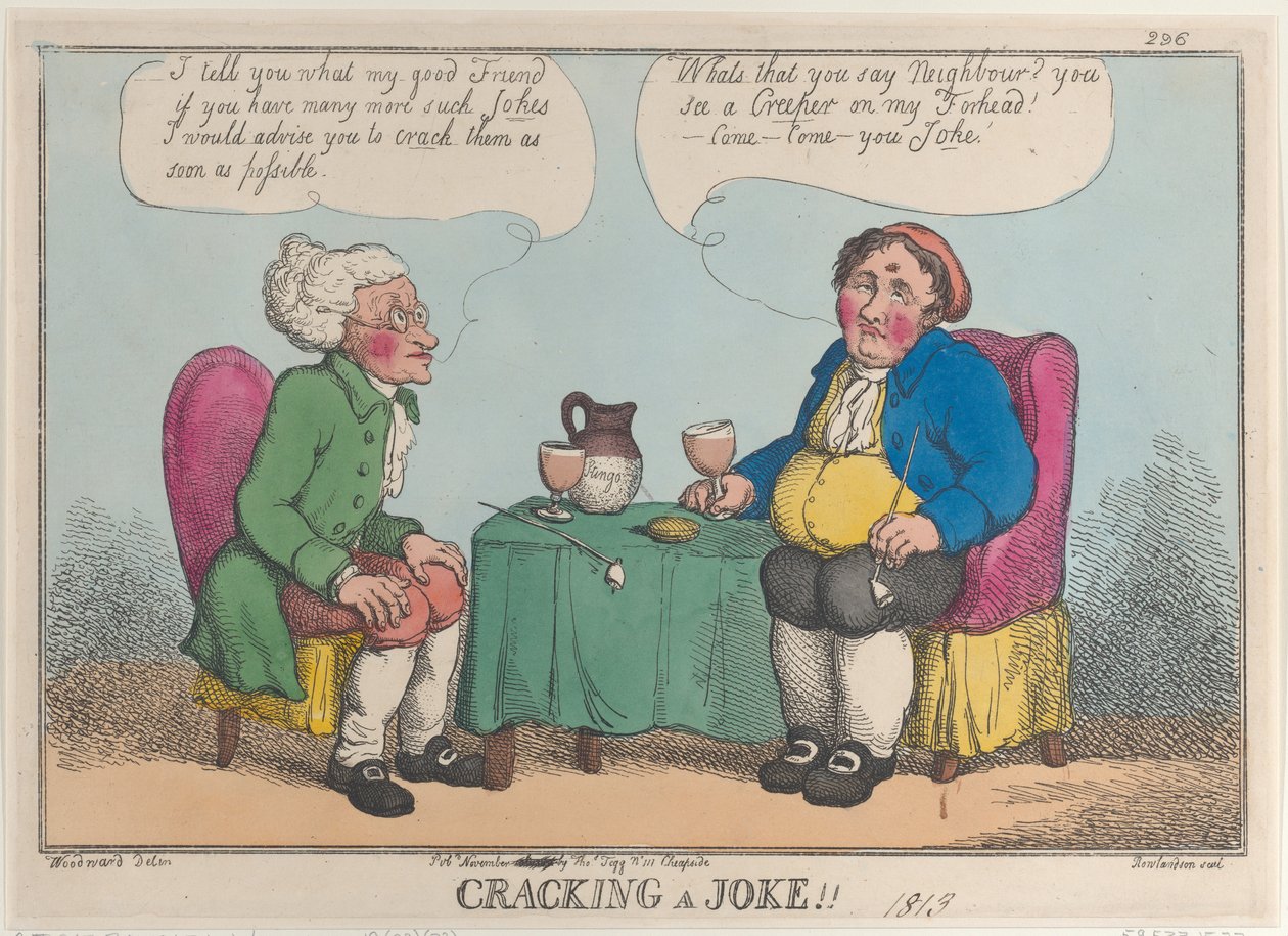 Cracking żart!!, 1813., 1813. autorstwa Thomas Rowlandson