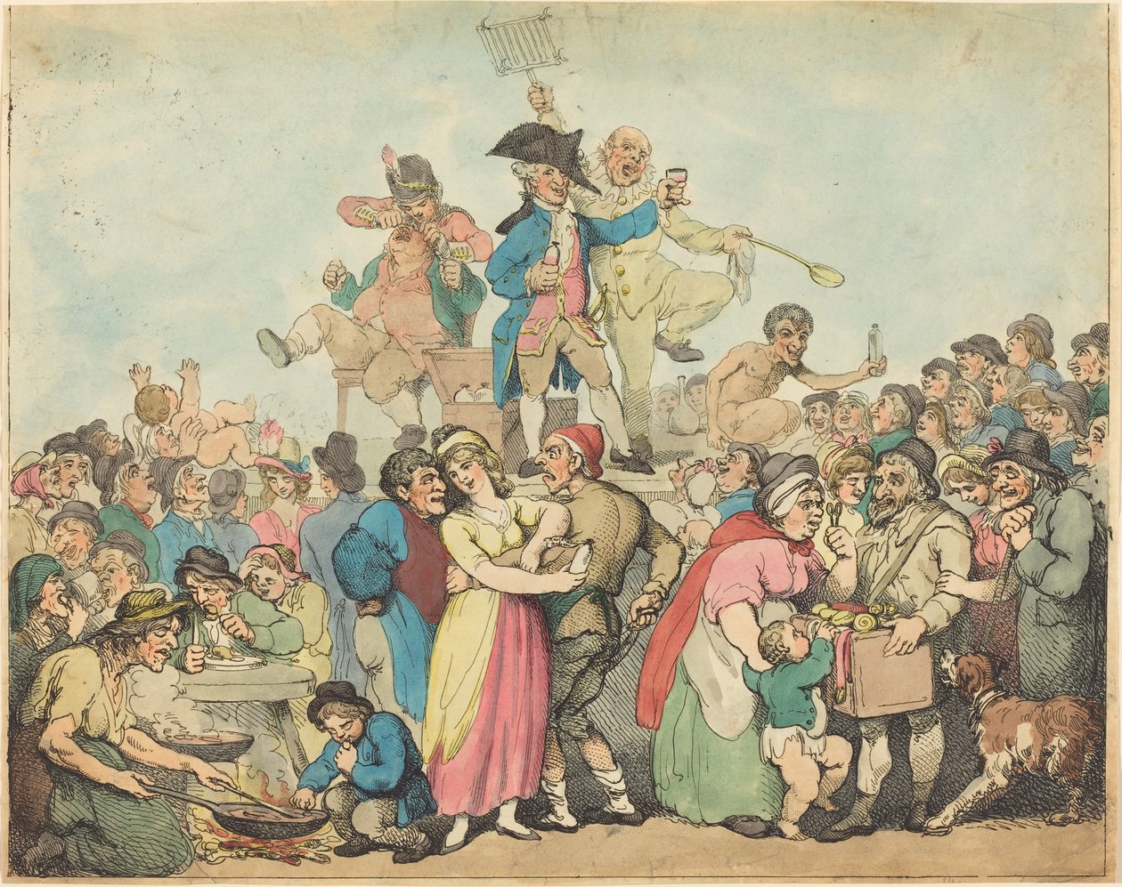 Dr Botherum, Mountebank autorstwa Thomas Rowlandson