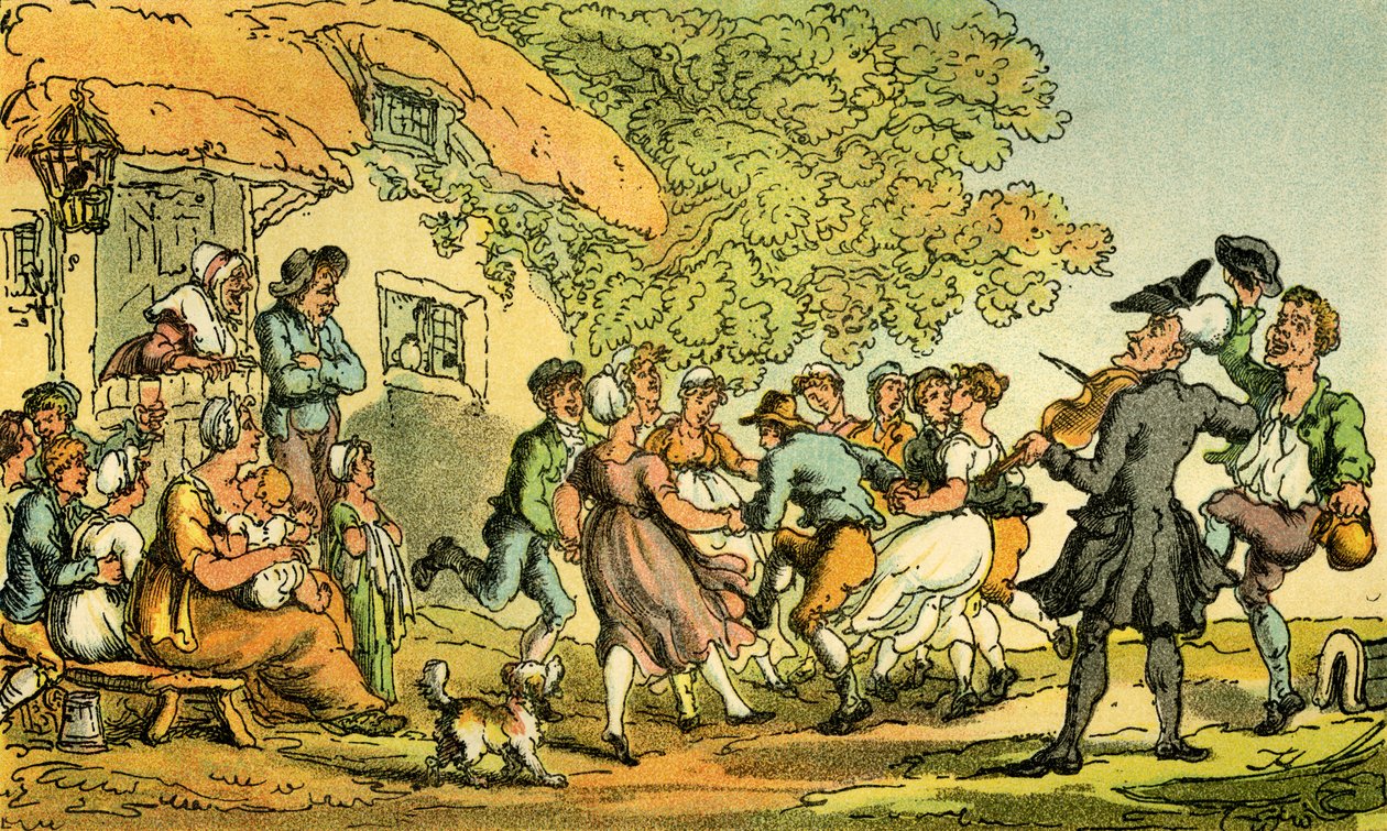 „Dr Syntax – sporty wiejskie” autorstwa Thomas Rowlandson