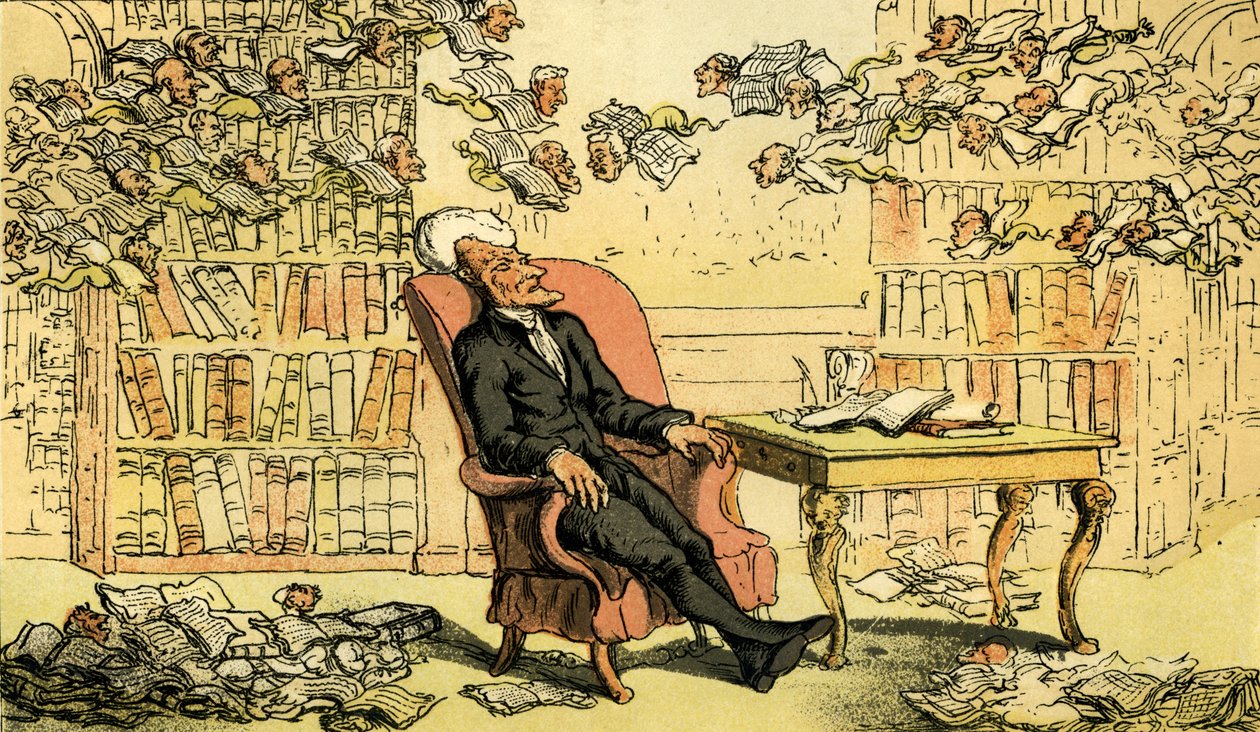 "Dr Syntax - sen lekarza" autorstwa Thomas Rowlandson