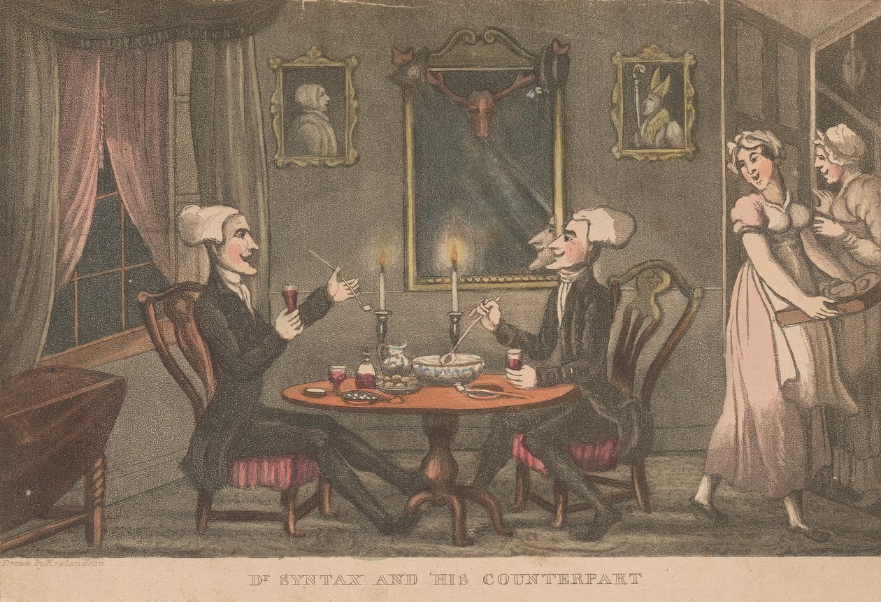 Доктор Синтаксис и его Counterpartpolish autorstwa Thomas Rowlandson