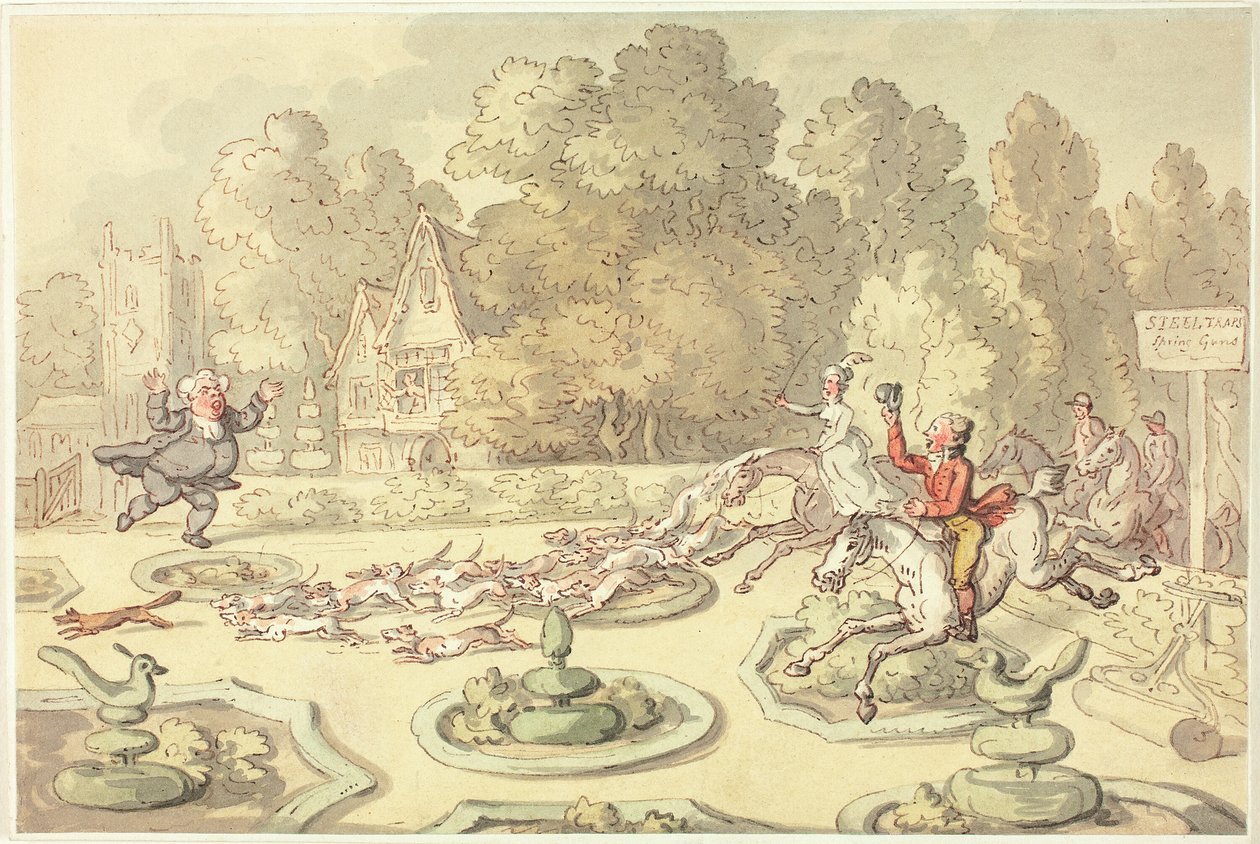 Rozwścieczony wikary autorstwa Thomas Rowlandson