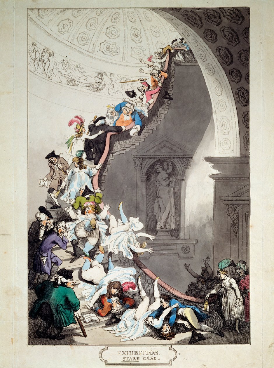 Wystawa Stare Sprawy, 1811. autorstwa Thomas Rowlandson