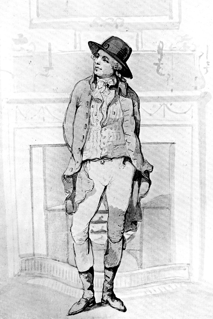 George Morland, 1786. autorstwa Thomas Rowlandson