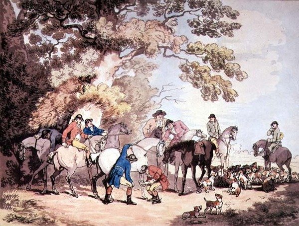 Wychodzenie rano autorstwa Thomas Rowlandson