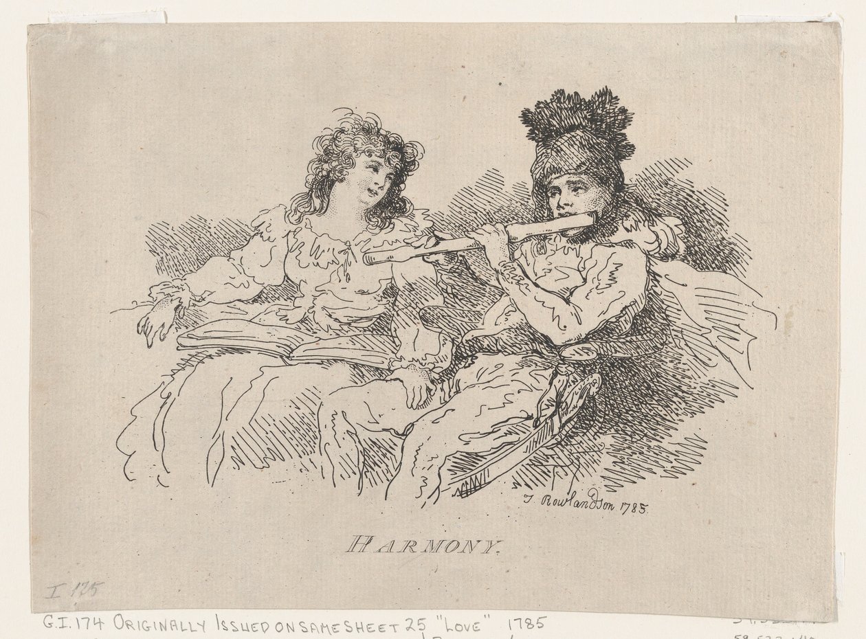 Harmonia, 12 sierpnia 1785 r., 12 sierpnia 1785 r. autorstwa Thomas Rowlandson