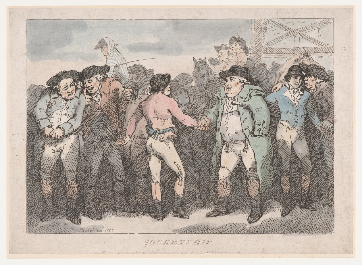 Jockeyship, 31.11.1785., 31.11.1785. autorstwa Thomas Rowlandson