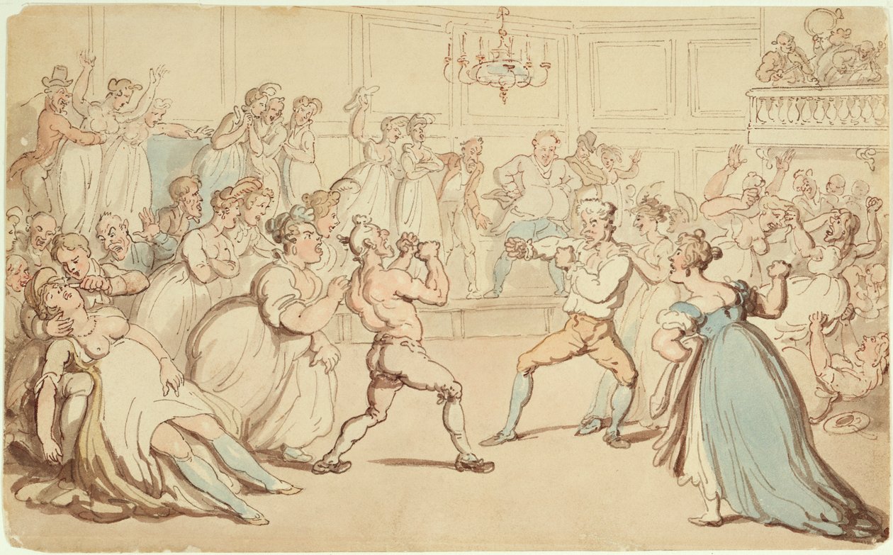 „Wzbijanie bryzy” autorstwa Thomas Rowlandson
