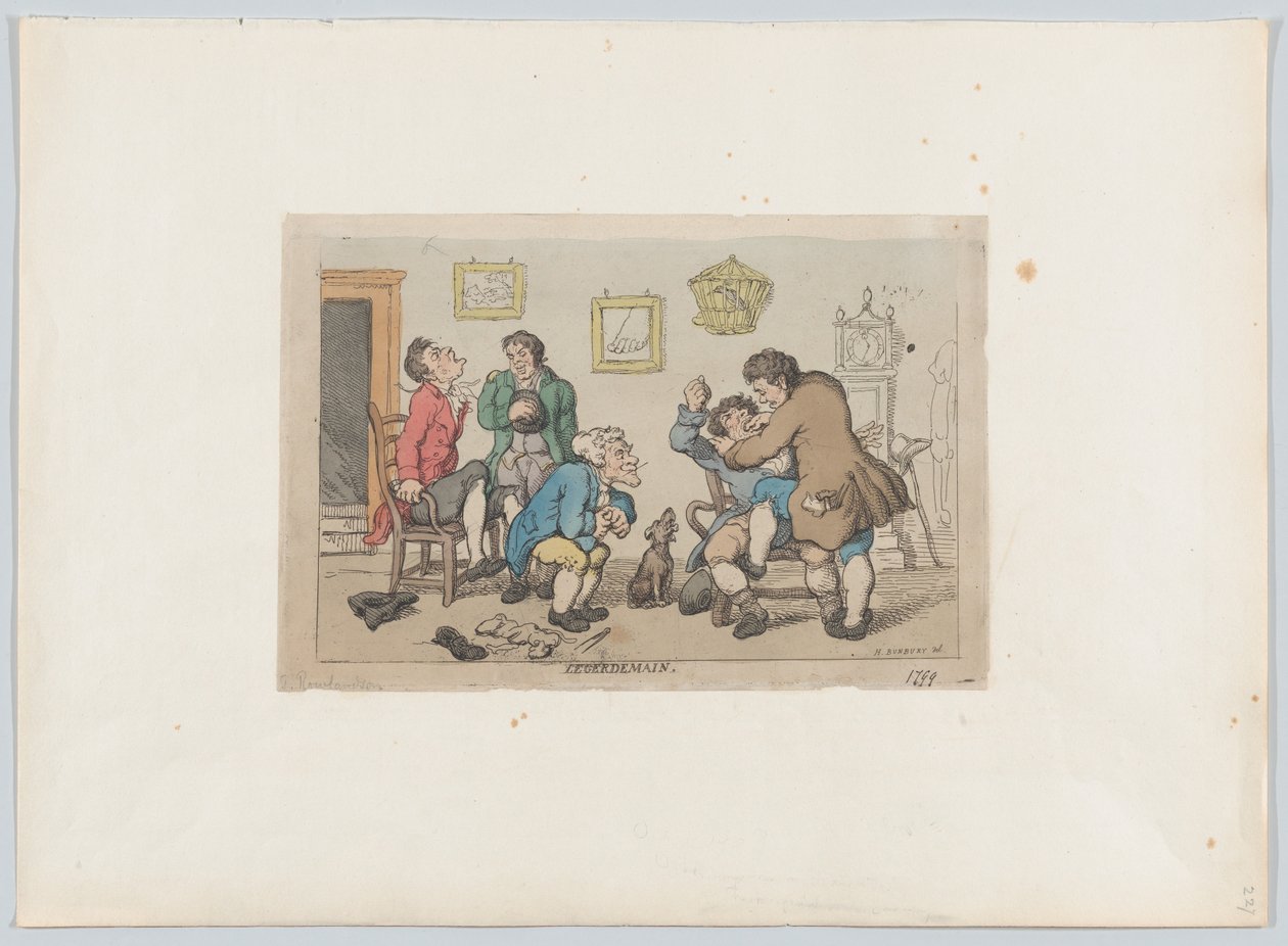Legerdemain, 1799., 1799. autorstwa Thomas Rowlandson