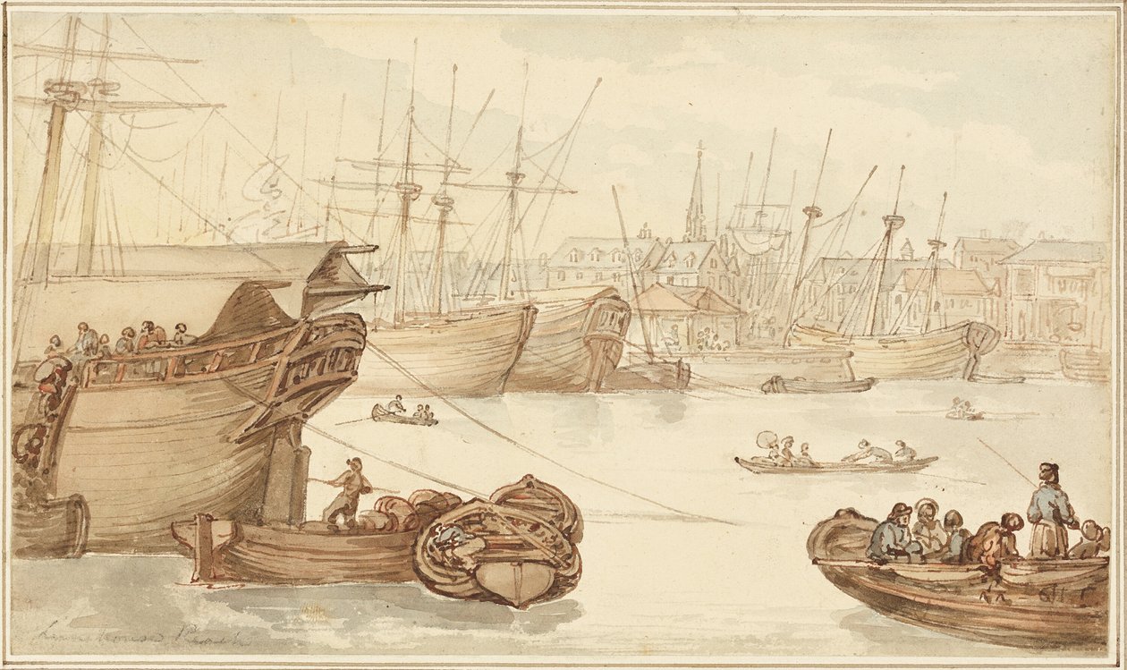 Zasięg wapiennika autorstwa Thomas Rowlandson