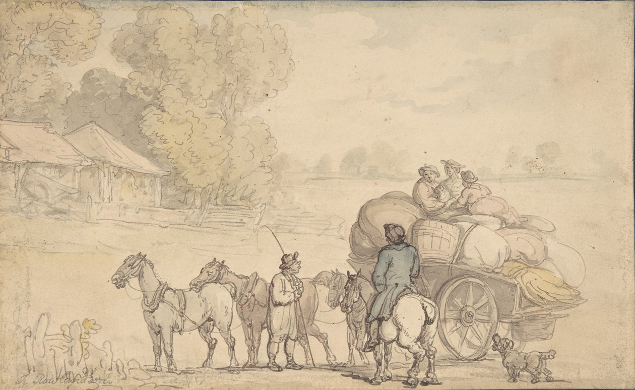 Migranci, 1780-1827. autorstwa Thomas Rowlandson
