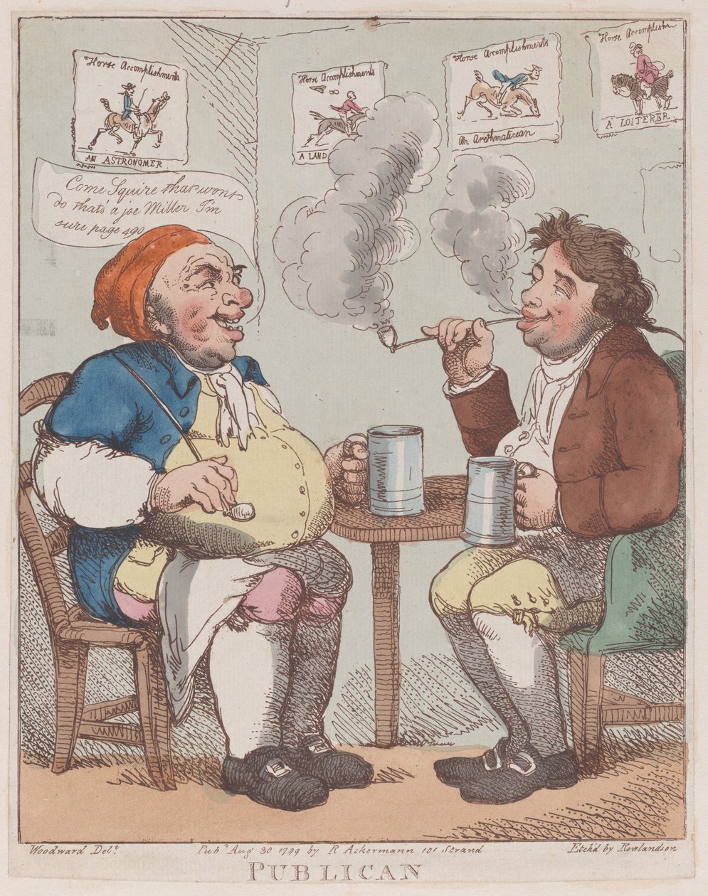 Publican, 30 sierpnia 1799., 30 sierpnia 1799. autorstwa Thomas Rowlandson