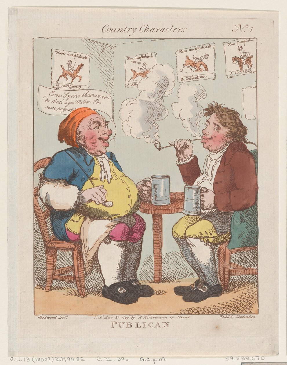 Publican, 30 sierpnia 1799., 30 sierpnia 1799. autorstwa Thomas Rowlandson