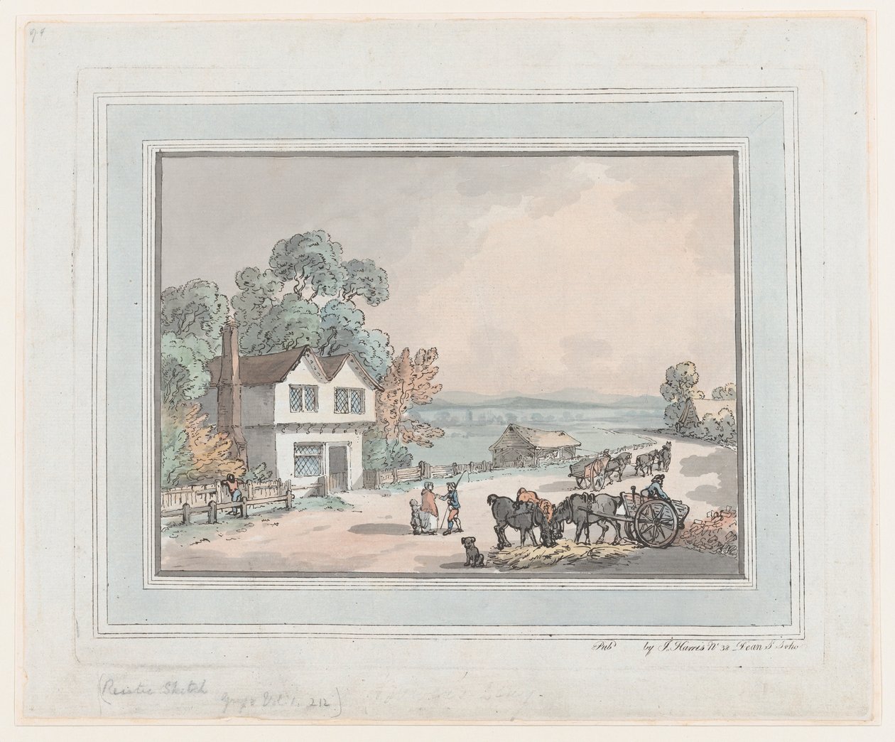 Szkic rustykalny, 1787., 1787. autorstwa Thomas Rowlandson
