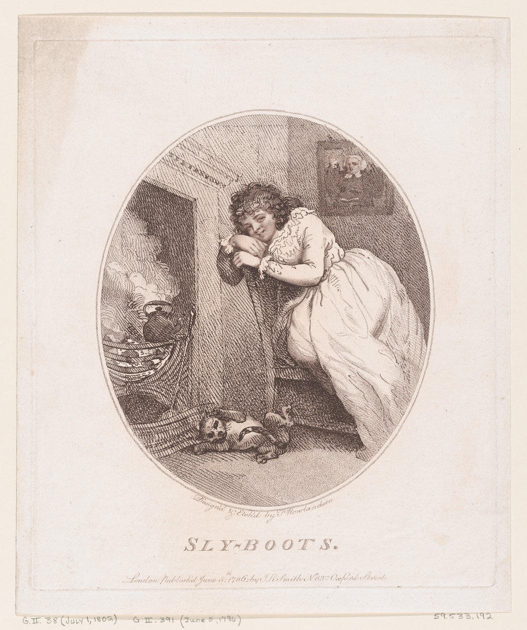 Sly-boots, 5 czerwca 1786., 5 czerwca 1786. autorstwa Thomas Rowlandson