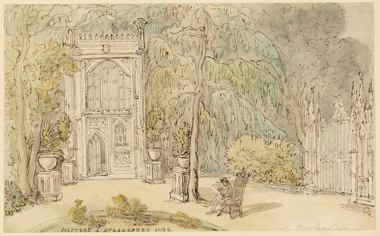 Samotność na Truskawkowym Wzgórzu autorstwa Thomas Rowlandson