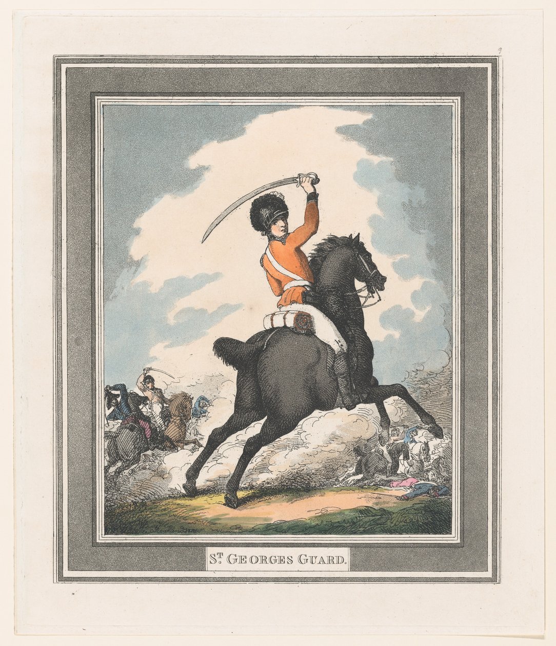 Gwardia św. Jerzego, 1798., 1798. autorstwa Thomas Rowlandson