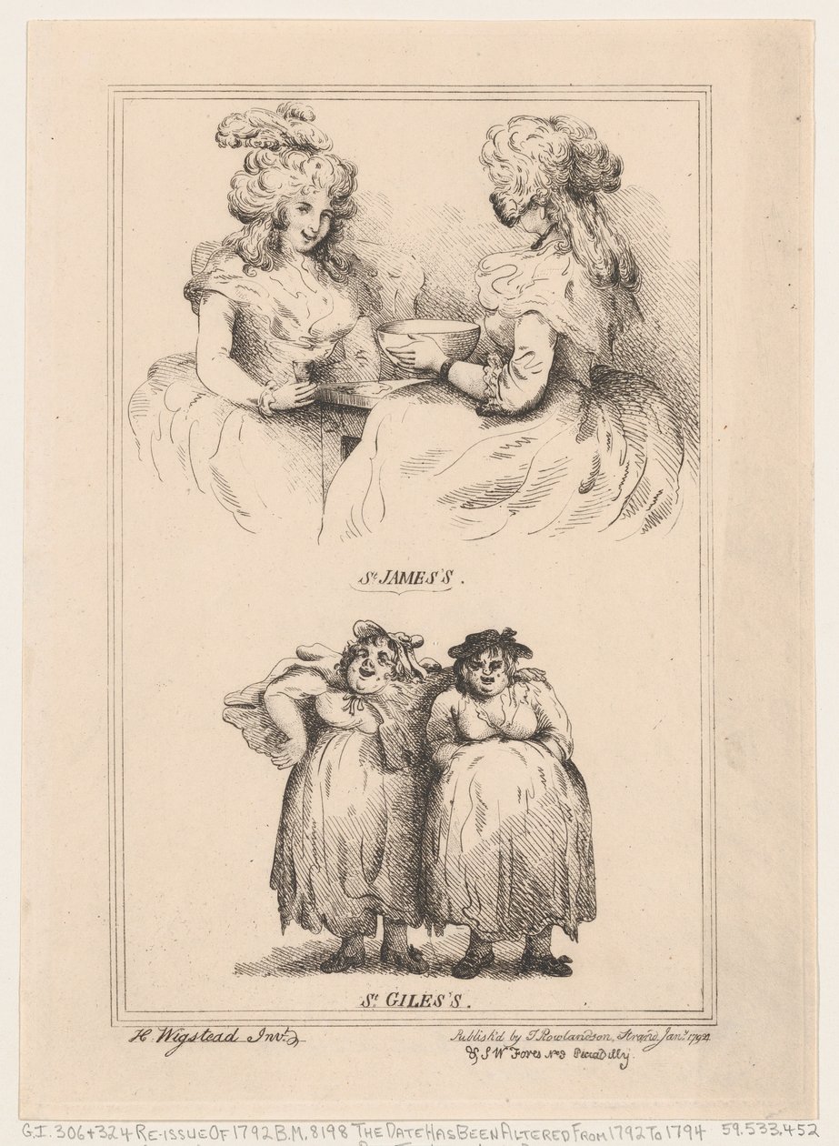 Św. Jakuba i Św. Idziego, 1792., 1792. autorstwa Thomas Rowlandson