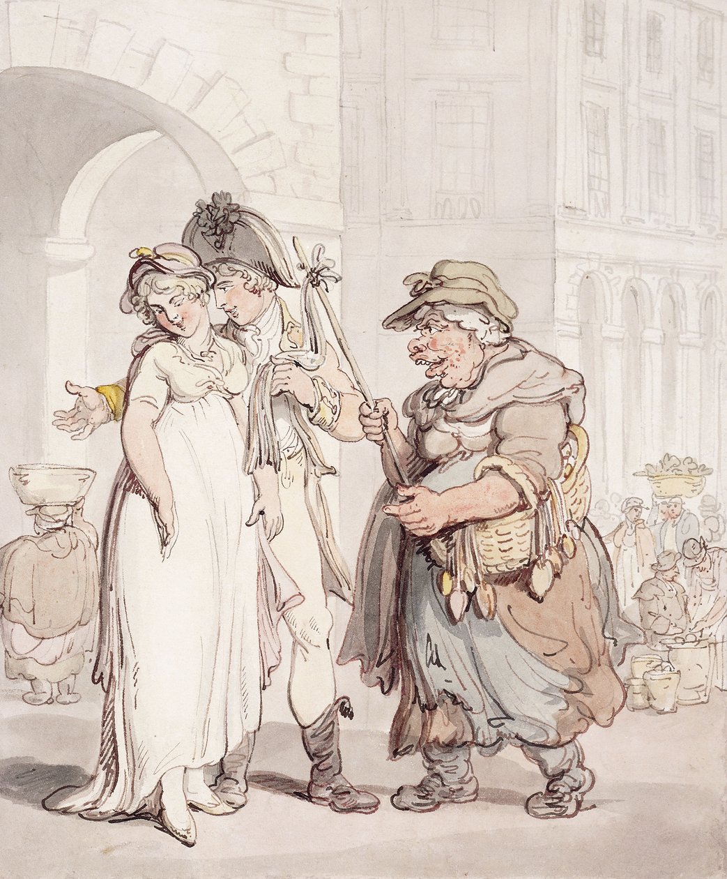 Pokusa, autorstwa Thomas Rowlandson