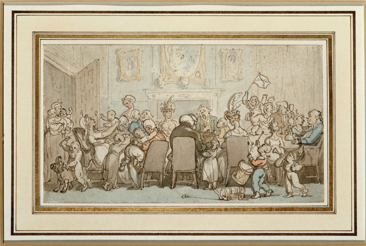 Rodzina Breedwellów, 1807 r. autorstwa Thomas Rowlandson