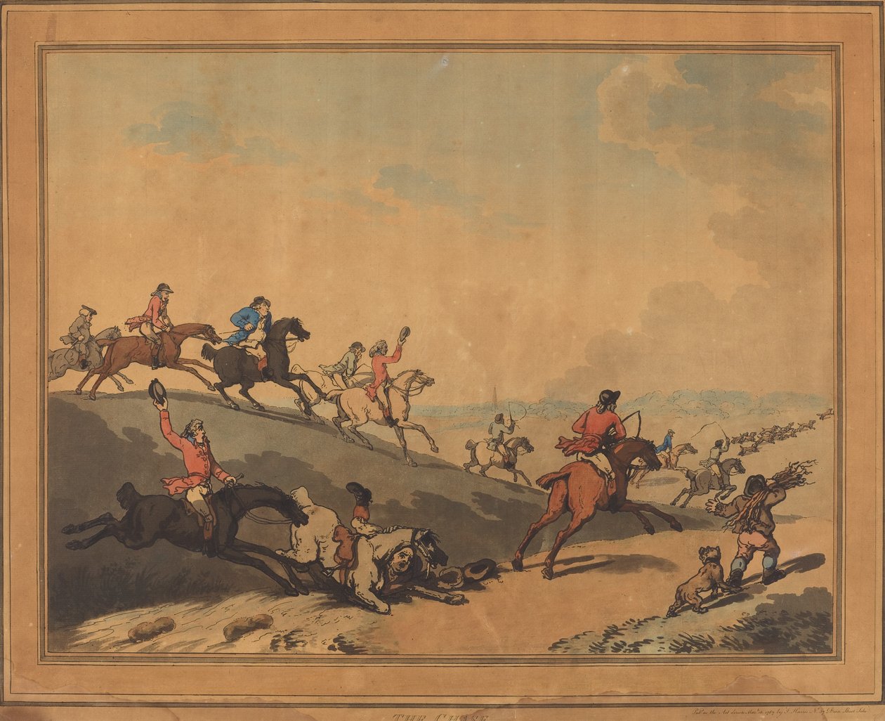 Pościg autorstwa Thomas Rowlandson