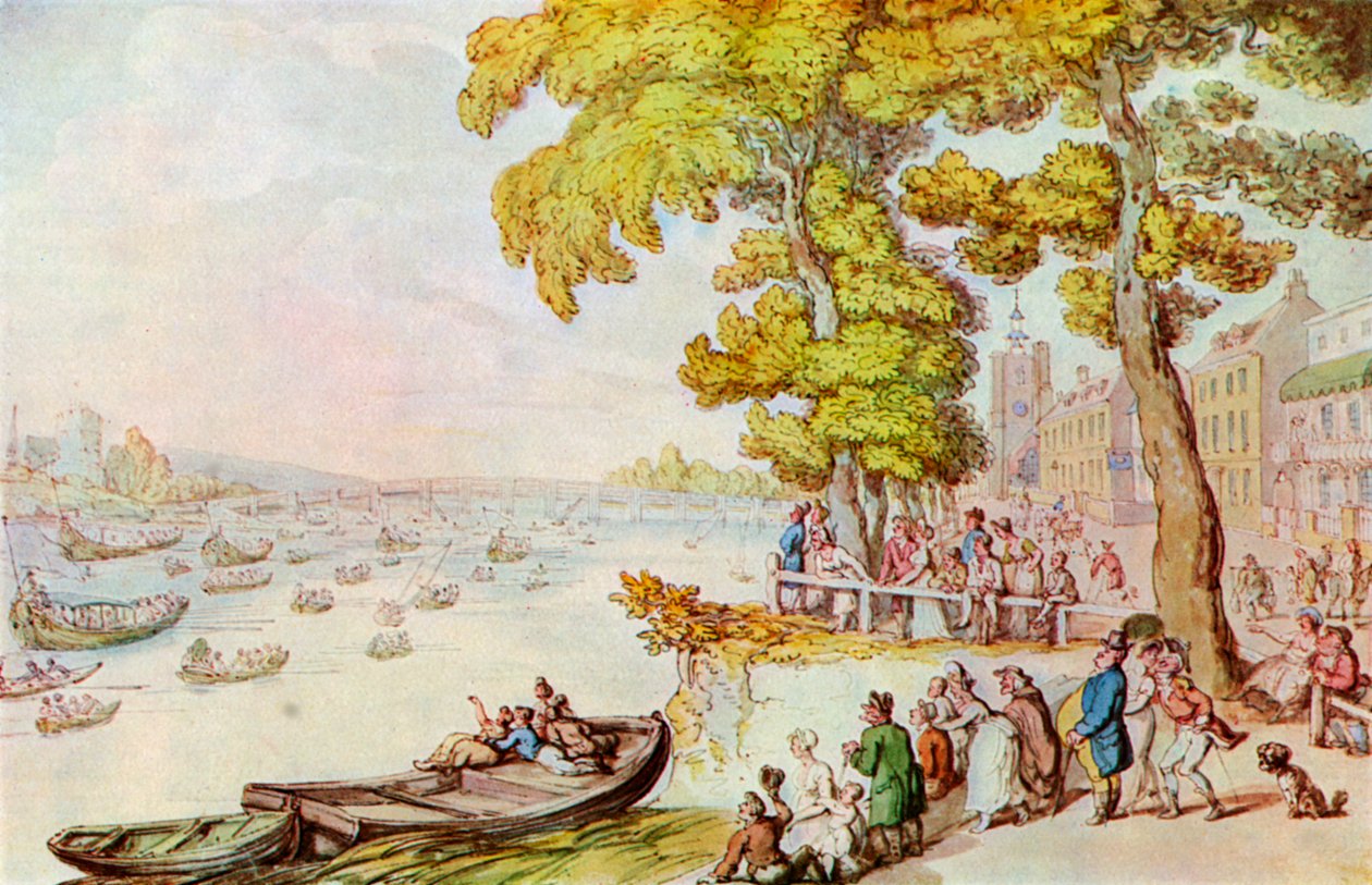 Centrum handlowe Chelsea, 1929 autorstwa Thomas Rowlandson