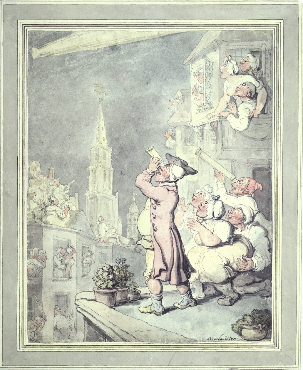 „Kometa”, 1811 autorstwa Thomas Rowlandson