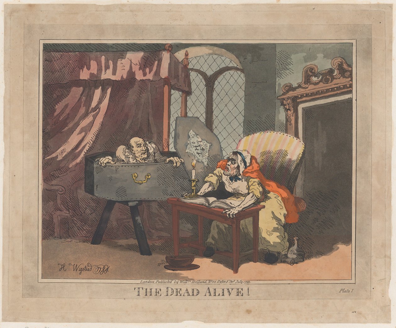 The Dead Alive!, lipiec 1795., lipiec 1795. autorstwa Thomas Rowlandson