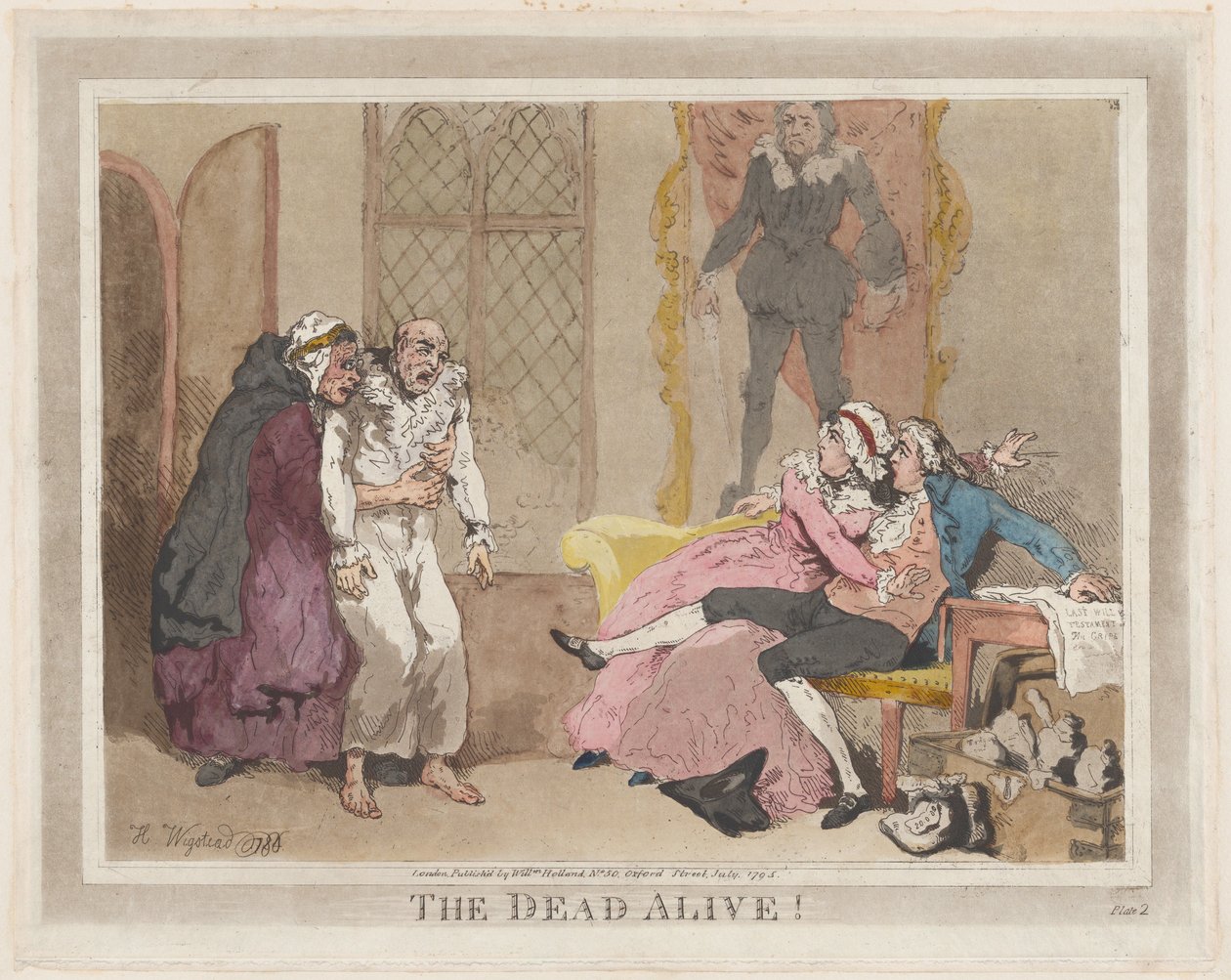 The Dead Alive!, lipiec 1795., lipiec 1795. autorstwa Thomas Rowlandson