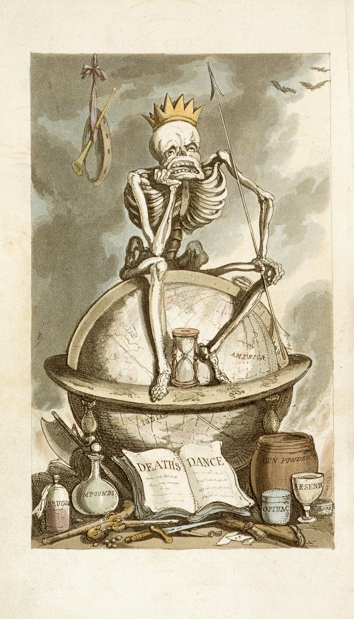 Angielski taniec śmierci autorstwa Thomas Rowlandson